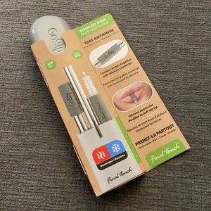 4/$25 🔮 NWT Stainless Steel Adjustable Straws, Brush, Case